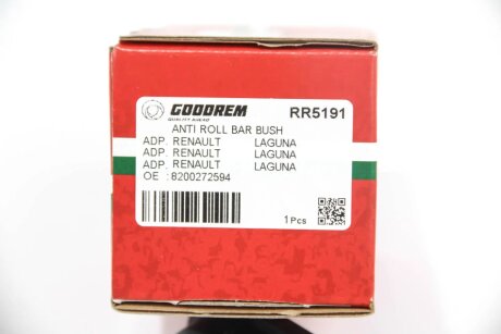 Втулка (резинка) переднего стабилизатора goodrem RR5191