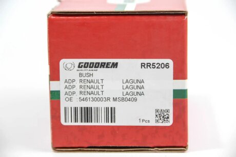 Втулка (резинка) переднего стабилизатора goodrem RR5206
