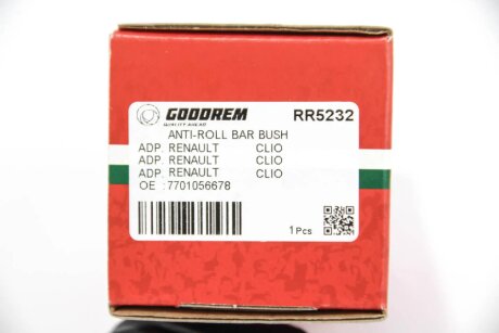 Втулка (резинка) переднего стабилизатора goodrem RR5232