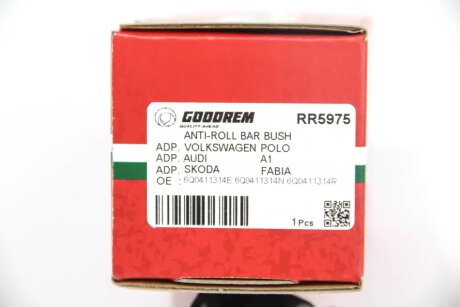 Втулка (резинка) переднего стабилизатора goodrem RR5975