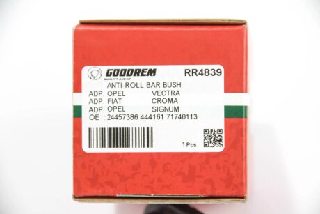 Втулка заднего стабилизатора goodrem RR4839