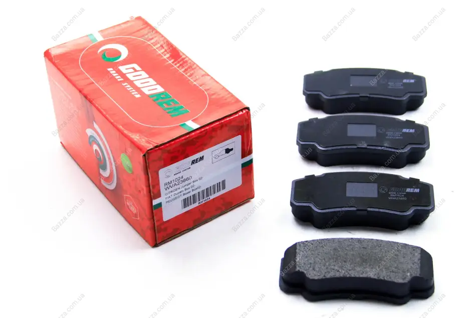 Задние тормозные колодки goodrem RM1024