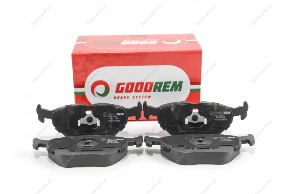 Задні тормозні (гальмівні) колодки Goodrem RM1199 (фото 1)