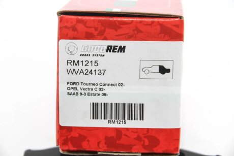 Задние тормозные колодки goodrem RM1215