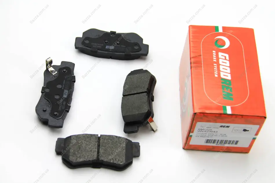 Задні тормозні (гальмівні) колодки Goodrem RM1225 (фото 1)