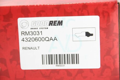 Задний тормозной диск goodrem RM3031