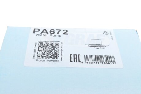 Помпа воды graf PA672