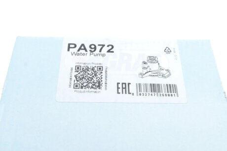 Помпа воды graf PA972