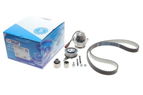 Комплект ГРМ з помпою води graf KP13603