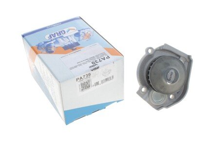 Помпа системы охлаждения 1.2 8V ft,1.1 8V ft Fiat Doblo 00-09,Palio 96-01,Punto I 93-99,Punto II 00- graf PA739