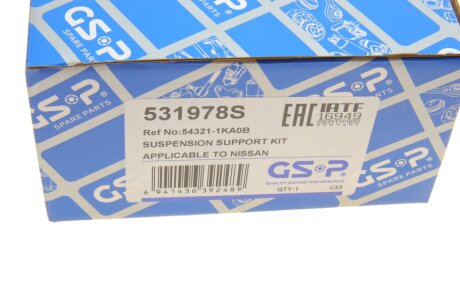 Опора амортизатора gsp 531978S