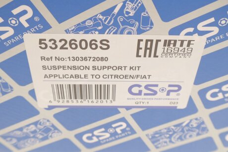 Опора переднего левого амортизатора gsp 532606S