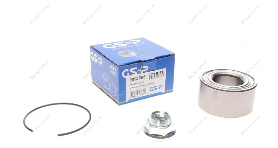 Підшипник перед. Renault Clio/Express/Kangoo/Megane 1.2/1.9DTI 01.94- без ABS GSP GK3596 (фото 1)