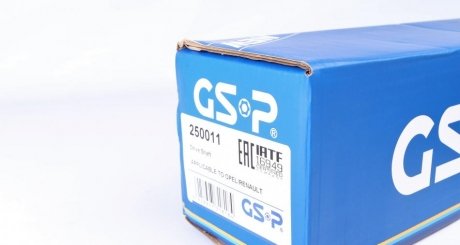 Піввісь права 28/27z Opel Movano Renault Master II 2.2D/2.5D/2.8D 07.98- gsp 250011