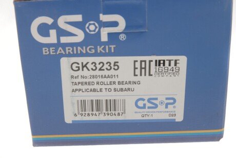 Подшипник передней ступицы gsp GK3235