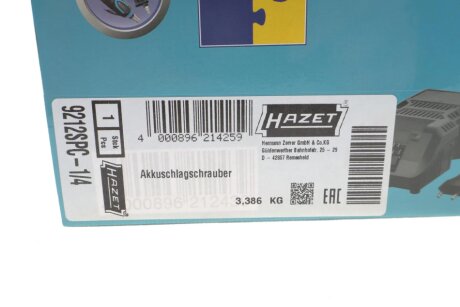 Ключ електричний ударної дії hazet 9212SPC12