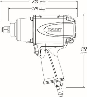 Ключ пневматический hazet 9012SPC