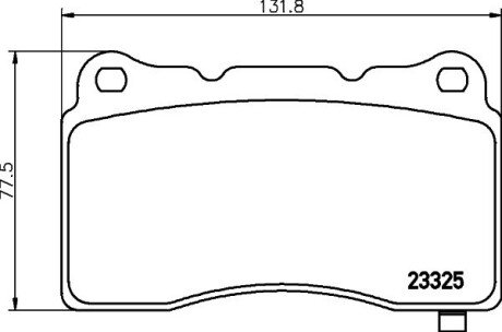 Передние тормозные колодки hella 8DB 355 014-451