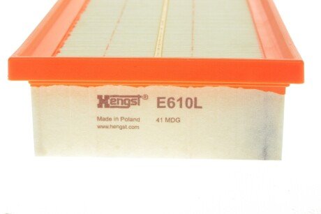 Повітряний фільтр двигуна hengst E610L
