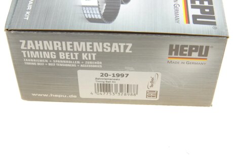 Комплект ременя ГРМ hepu 201997