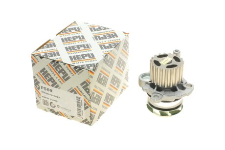 Водяной насос hepu P569 на Шкода Суперб 2