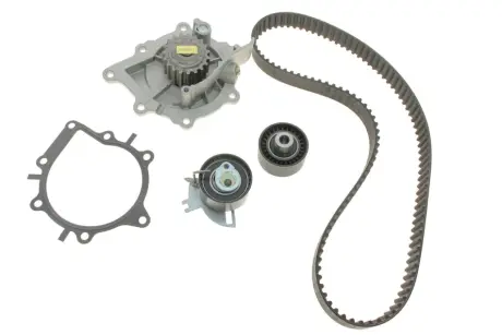 Комплект ГРМ, пас+ролик+помпа hepu PK08071