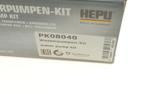 Комплект ремня грм hepu PK08040