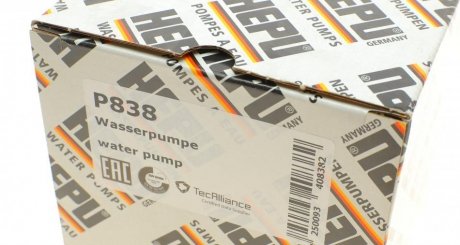 Помпа воды, 2.5D/TD 96-02 (ремень 3PK) hepu P838