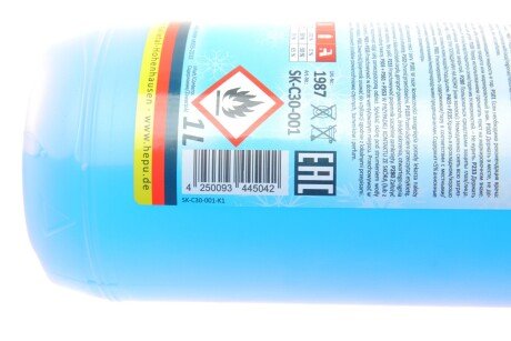 Winter Screenwash -30 С 1L (x12) hepu SKC30001