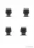 Монтажний к-кт гальмівних колодок herth+buss J3665013