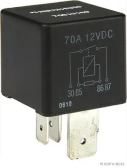 Реле 70A 12V (вир-во Elparts) herth+buss 75613169