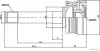 ШРКШ з пильовиком MITSUBISHI L200, PAJERO II 90- (вир-во Jakoparts) herth+buss J2825007