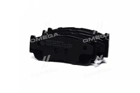 Задние тормозные колодки herth+buss J3610517 Hyundai Санта фе 2