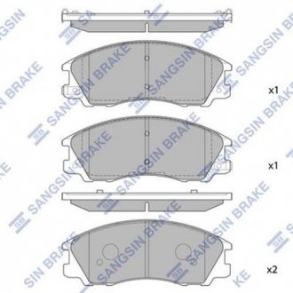 Тормозные колодки hi-Q SP1097