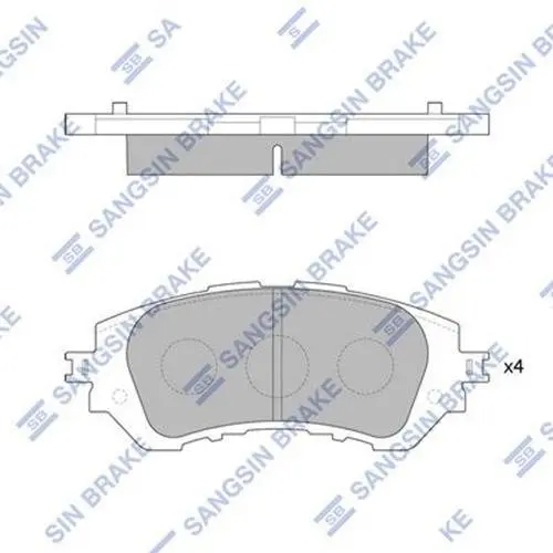 Колодки ручного (стоячого) тормоза hi-q SP1780