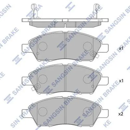 Передние тормозные колодки hi-q SP2084