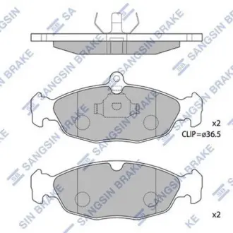 Передні тормозні (гальмівні) колодки Hi-Q SP1220