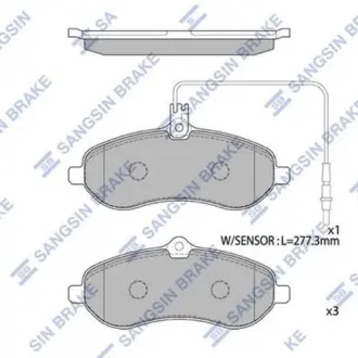 Передние тормозные колодки hi-q SP1415