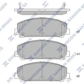 Передние тормозные колодки hi-q SP1448