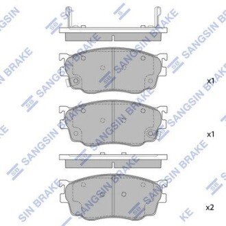 Передние тормозные колодки hi-Q SP1529