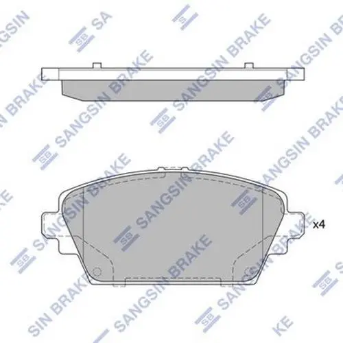 Передние тормозные колодки hi-q SP1582