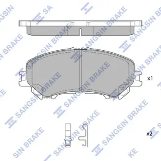 Передние тормозные колодки hi-q SP1715 Ниссан Рог