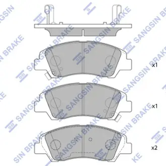 Передние тормозные колодки hi-q SP1719