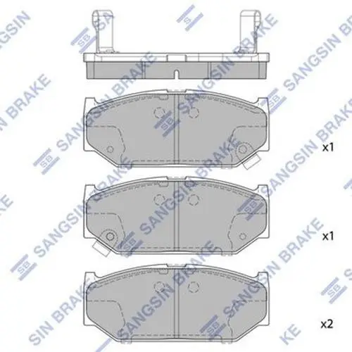 Передние тормозные колодки hi-q SP2086
