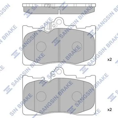 Передние тормозные колодки hi-q SP2302