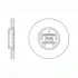 Передний тормозной диск hi-q SD1053