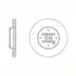 Передний тормозной диск hi-q SD3007