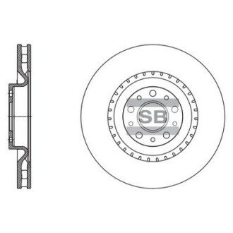 Передній гальмівний (тормозний) диск hi-Q SD5503