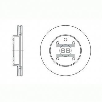 Тормозной диск hi-Q SD3017