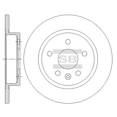 Тормозной диск hi-q SD3044